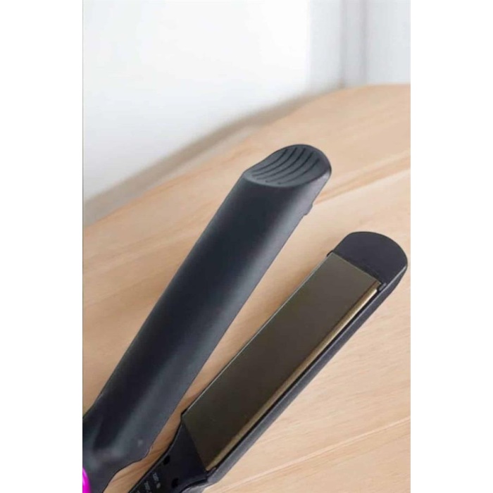 Saç Düzleştirici Isı Ayarlı Seramik Kaplama Döner Kablo Yıpranma Karşıtı -