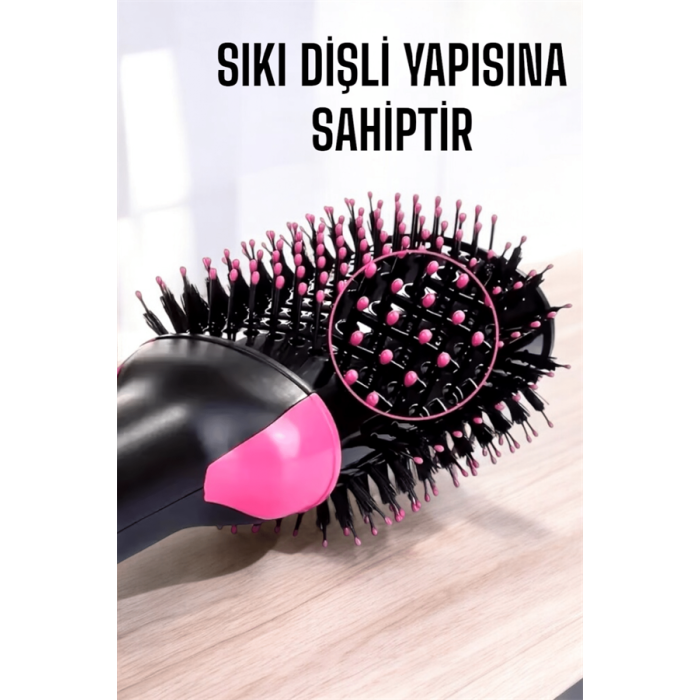 Fön Tarak Elektriklenmeyi Önleyen ve Parlaklık Veren Saç Şekillendirici -