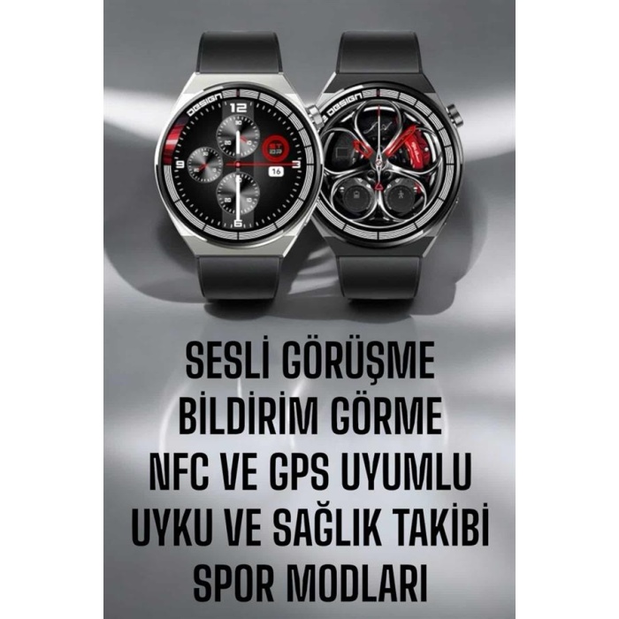 Akıllı Saat GPS VE NFC Özelliği Sesli Görüşme Dokunmstik Ekran -
