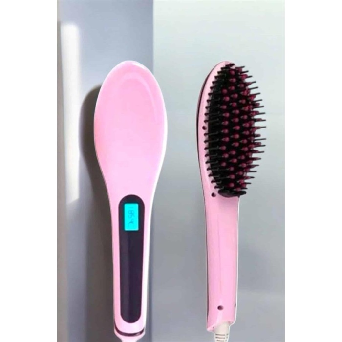 Fön Tarağı Saç Düzleştirici Sıkı Dişli Isı Ayarlı Elektriklenme Karşıtı -