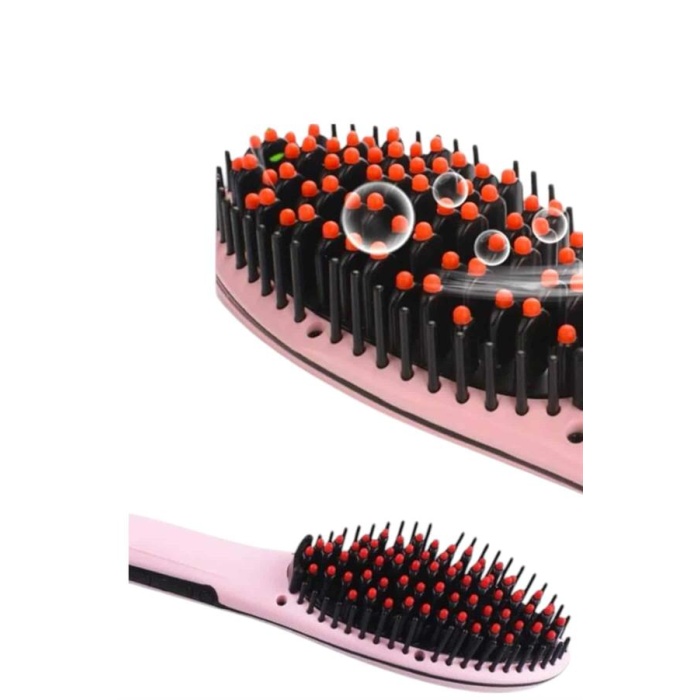 Fön Tarağı Saç Düzleştirici Sıkı Dişli Isı Ayarlı Elektriklenme Karşıtı -