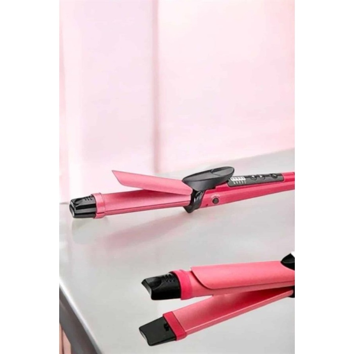 Hem Düzleştirici Hem Maşa Saç Şekillendirici -