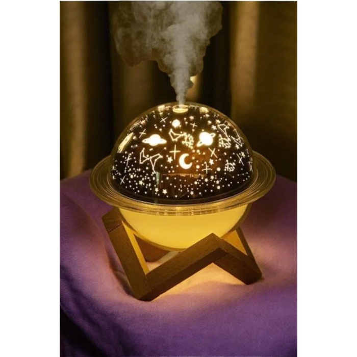 Aromaterapi Hava Nemlendirici Masa ve Gece Lambası -