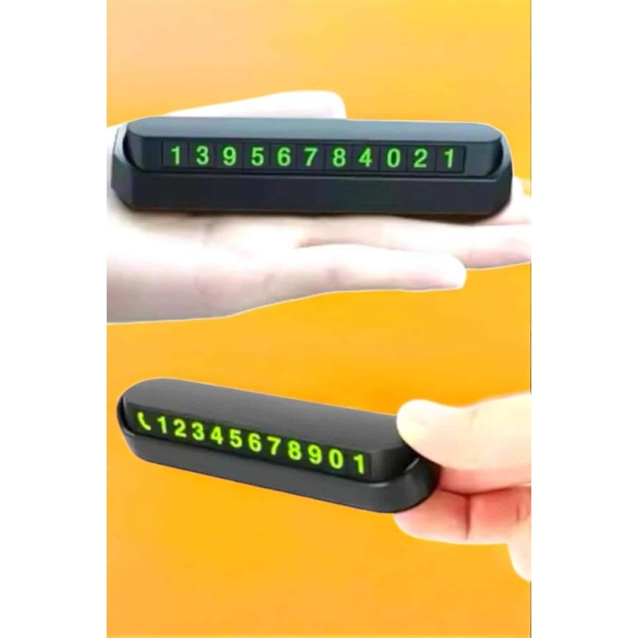 Numaralık Araç İçi Araba Araç Park Numaratör Telefon Numarası Yazma -