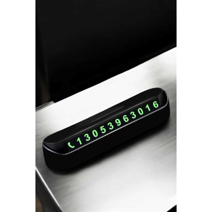 Araba Park Numaratörü Araç İçi Numaralık Değiştirilebilir Çevirmeli Mini -