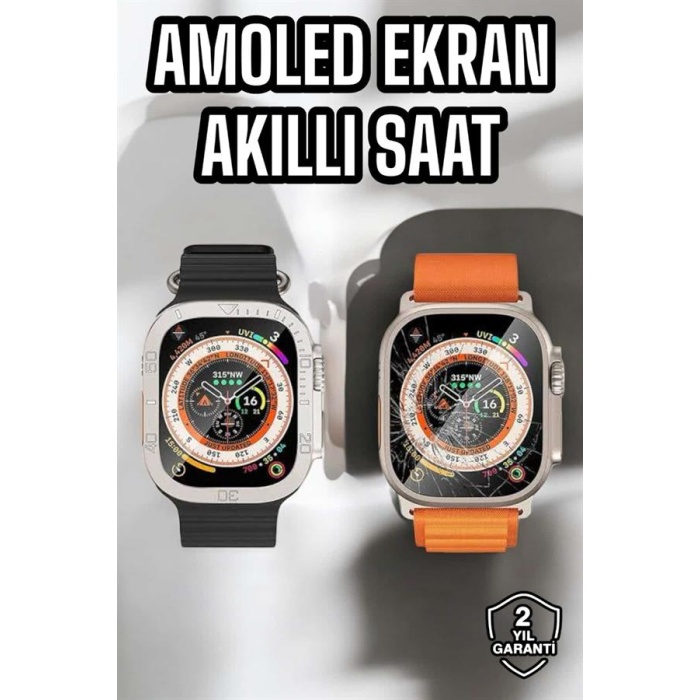 Akıllı Saat NFC ve GPS Uyumlu Uyku ve Sağlık Takibi Sesli Görüşme -