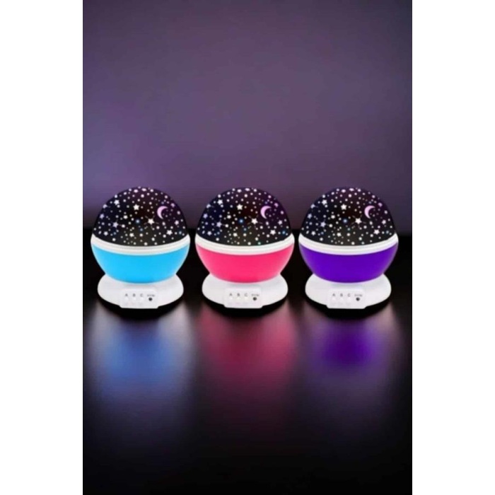 Mavi ve Mor Işıklı Star Master Projeksiyon Lambası -