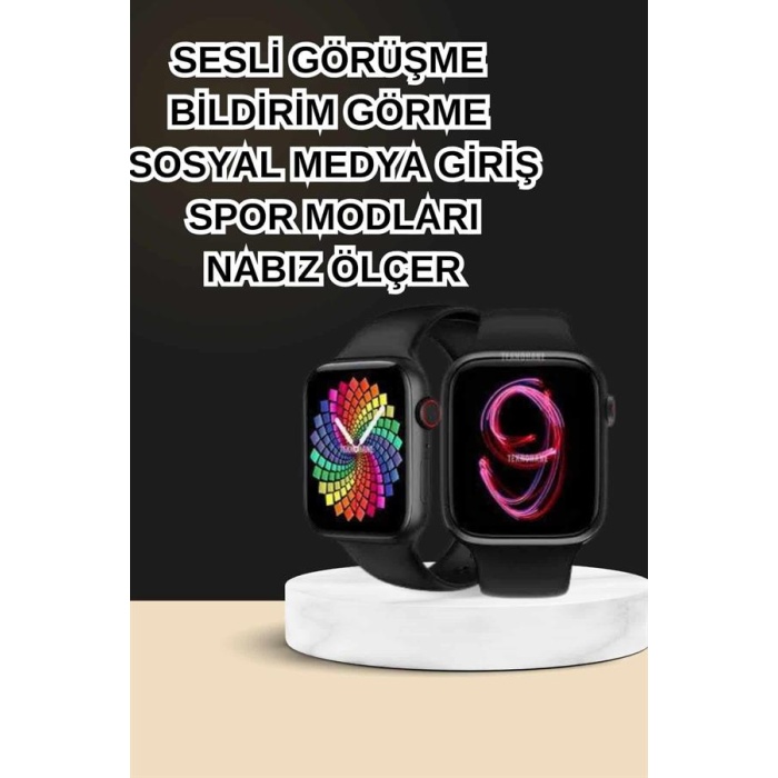 Dokunmatik Akıllı Saat Yeni Nesil Kulaklık Kampanyası ANC Özelliği Yüksek Ses Kaliteli -