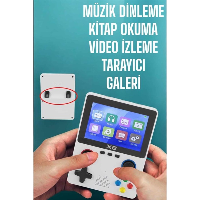 Şarjlı El Atarisi 3.5 İnç Ekran Kitap Okuma, Müzik Dinleme Ve Video İzleme -