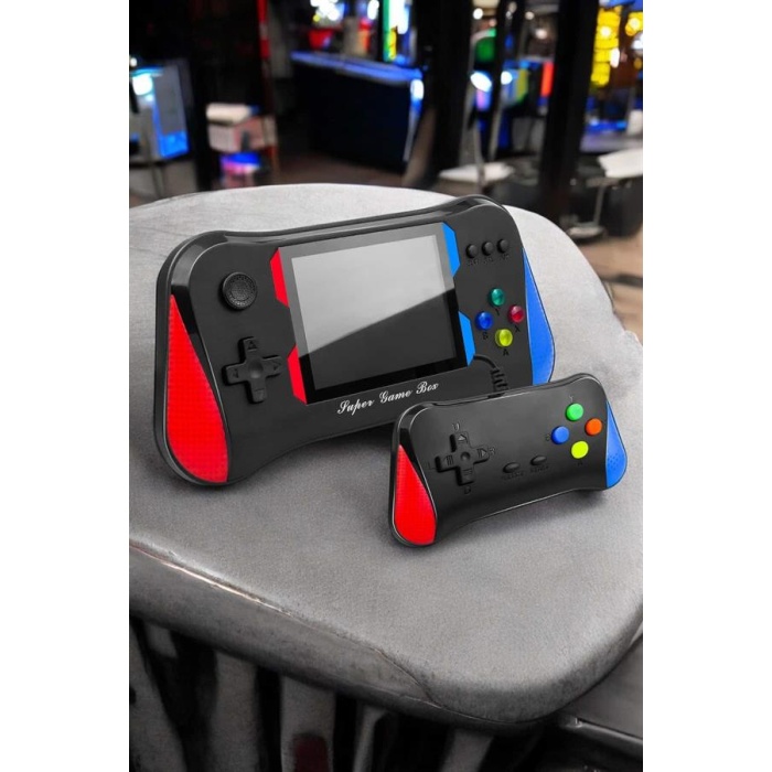 Gamepad Joystick 500 Oyunlu Retro Oyun Konsolu Tv Bağlantı Özellikli 2 Kişilik Destekli -