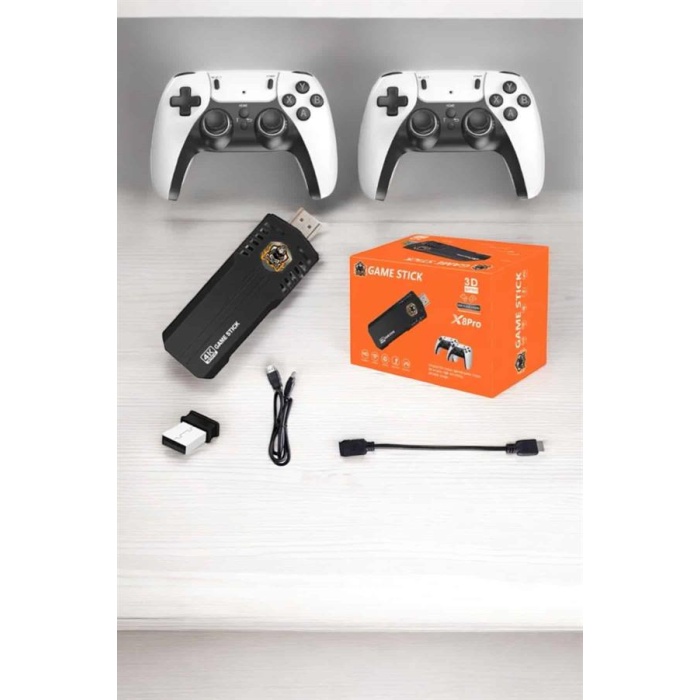 Game Stick Retro 8K ULTRA HD Video Oyun Konsolu Android Tv Özelliği -