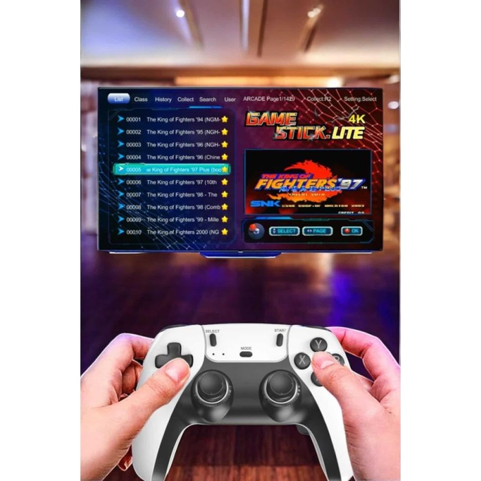 Joystick Çift Kollu Oyun Kolu Retro Oyun Yüksek Çözünürlüklü 3D Game -