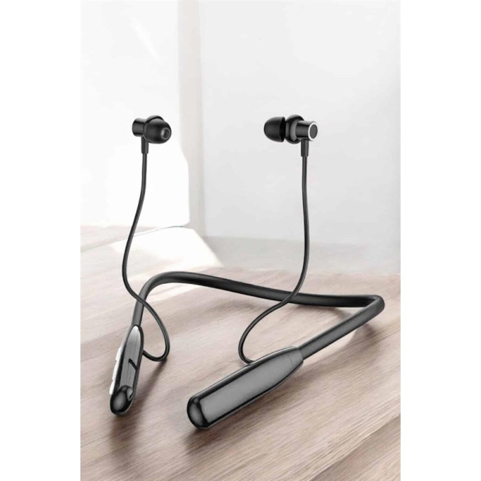 Boyun Bantlı Bluetooth Kulaklık Yüksek Ses Kaliteli 100 Saat Kulaklık -