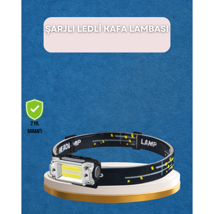 Taşınabilir Şarjlı LED Fener XPE95LM COB120LM Manyetik Gövde -