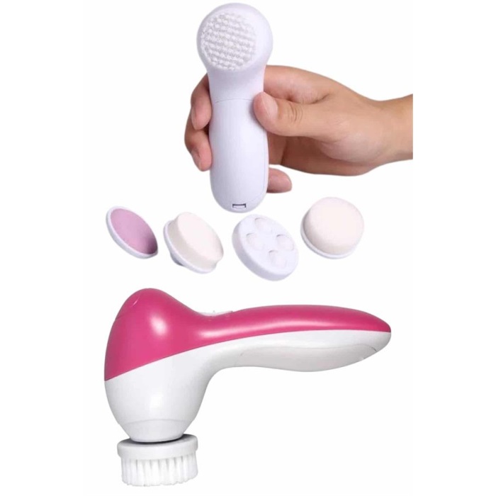 5 Başlıklı Titreşimli Cilt Temizleme Seti Canlandırıcı ve Onarıcı -