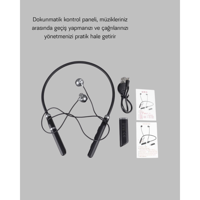 Bluetooth 5.0 ANC Kulaklık – Dokunmatik Kontrol, Kristal Netliğinde Mikrofonlu -