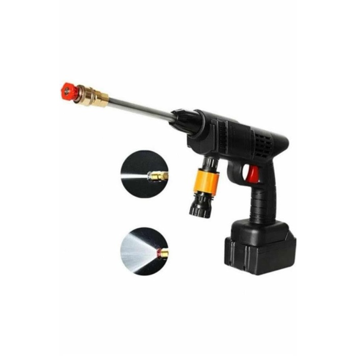 Oto Araba Yıkama Şarjlı Ve Yüksek Basınçlı Oto Yıkama Ve Sulama Tabancası -