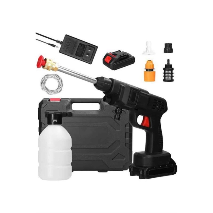 Bahçe Sulama Tabancası Makinesi Yüksek Basınçlı Akülü Yıkama Makinesi -