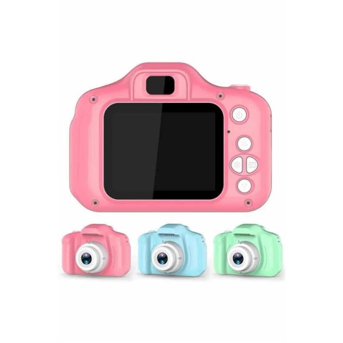 Dijital Fotoğraf Makinesi Çocuk Mini 1080p HD Kaliteli Renkli -
