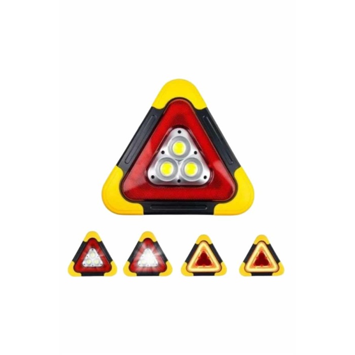 Reflektör Güneş Enerjili Taşınabilir Portatif Acil Güvenlik Işığı Araba Acil Uyarı Işığı -