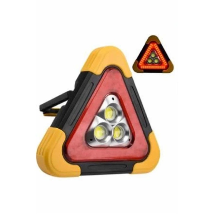 Reflektör Güneş Enerjili Taşınabilir Portatif Acil Güvenlik Işığı Araba Acil Uyarı Işığı -