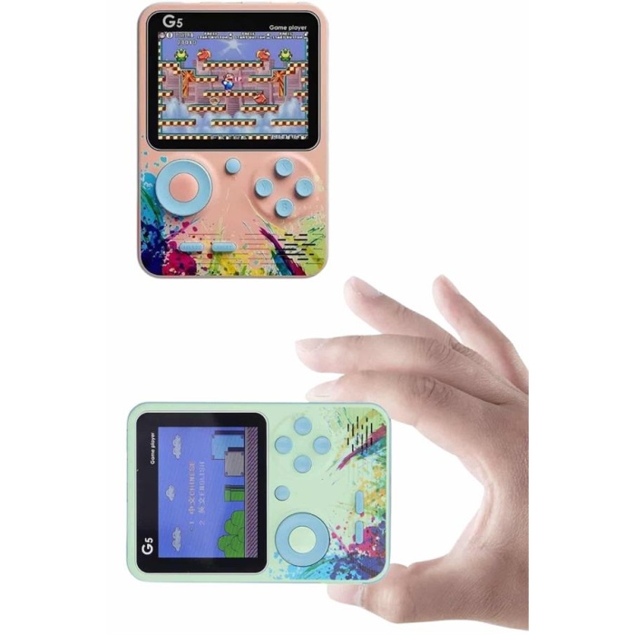 Game Box Oyun Konsolu 500 Retro Oyunlu Mini Taşınabilir 3 İnç -