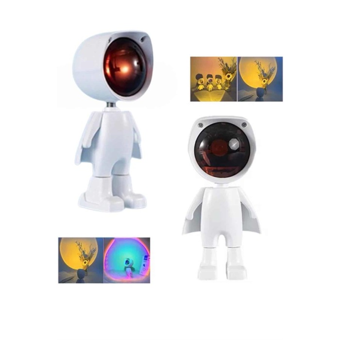 Projektör Atmosfer Işık Lambası Projektör Güneş Lambası Masa Lambası -