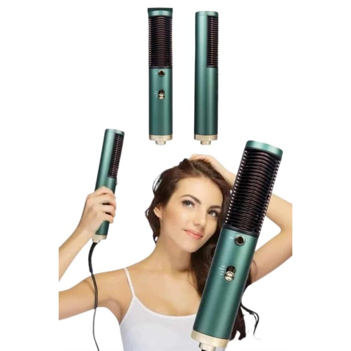 Fön Tarak Saç Düzleştirici Saç Kurutma Makinesi Sıcak Hava Fırçası -