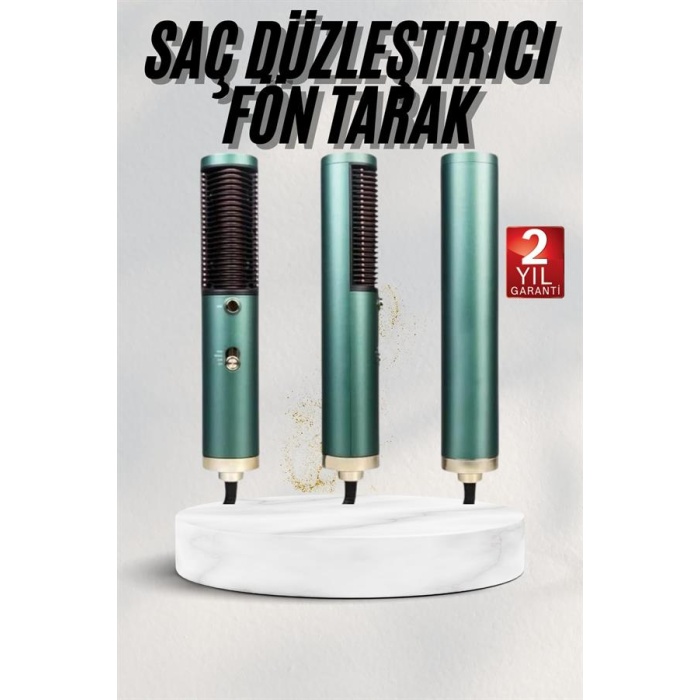 Fön Tarak Saç Düzleştirici Saç Kurutma Makinesi Sıcak Hava Fırçası -