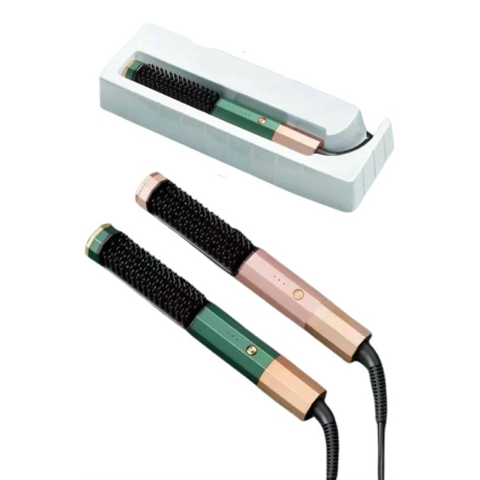 Üflemeli Saç Düzleştirici Fön Tarak Yüksek Isı Ayarlı İyon Özellikli -