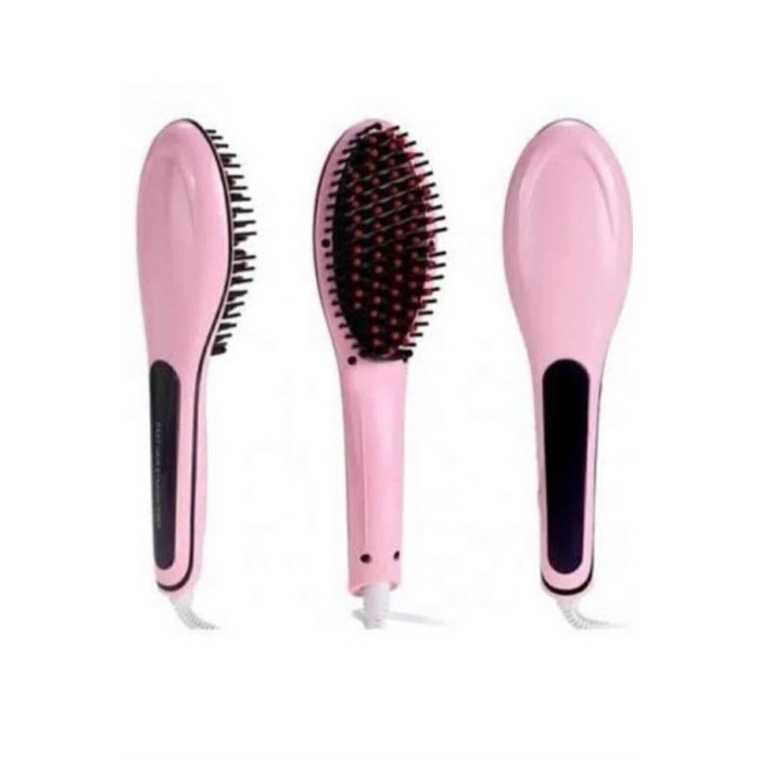 Saç Fırça Akıllı LCD Ekran Pratik Saç Düzleştirici Tarak Pratik Taşınabilir -