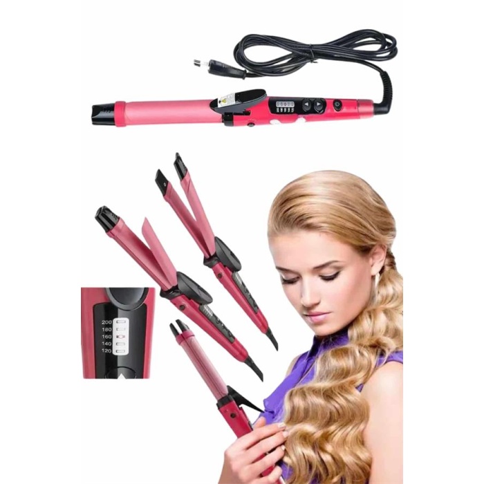 Saç Düzleştirici Ve Maşa İkili Saç Şekillendirici Tüm Saç Tiplerine Uygun -