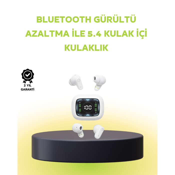 Uzun Bekleme Süreli Bluetooth Kulaklık Kablosuz Bağlantı -