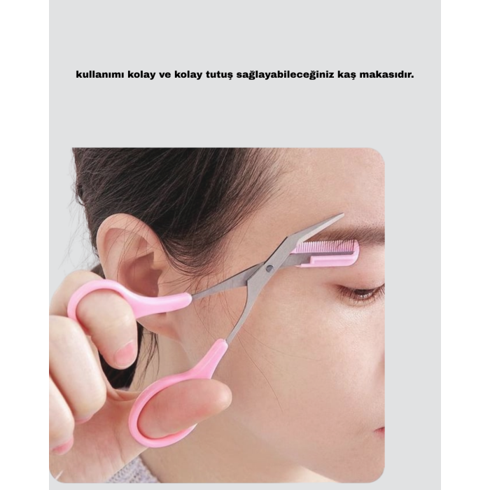 Kaş Düzeltme Makası Taraklı – Profesyonel ve Pratik Kaş Bakımı -