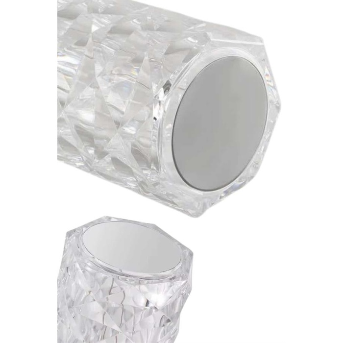 Masa ve Gece Lambası Şık ve Dayanıklı Sensörlü Şarjlı Kristal Lamba -