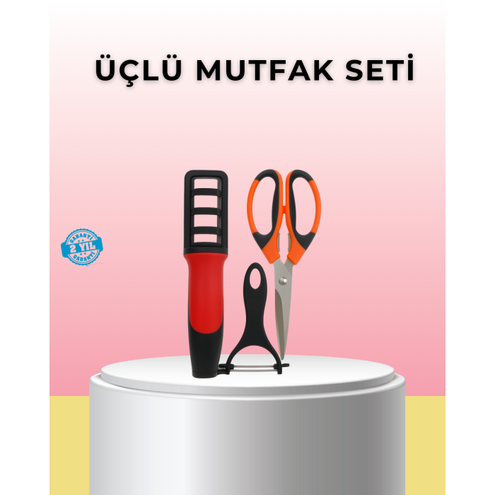 Çok Fonksiyonlu Mutfak Makas Seti –Pratik Mutfak Yardımcısı -