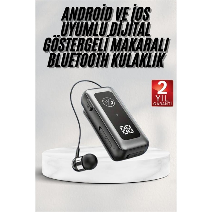 Kablolu Kulak İçi 5.2 Makaralı Titreşimli Bluetooth Kulaklık -