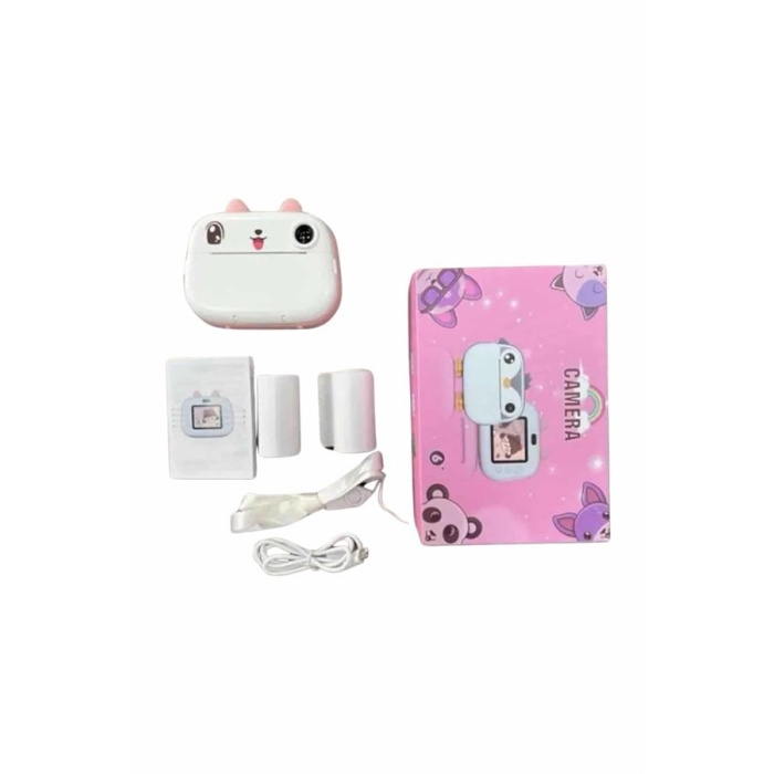 Dijital HD Video Kamera Çocuk Fotoğraf Makinesi Anlık Termal Rulo -