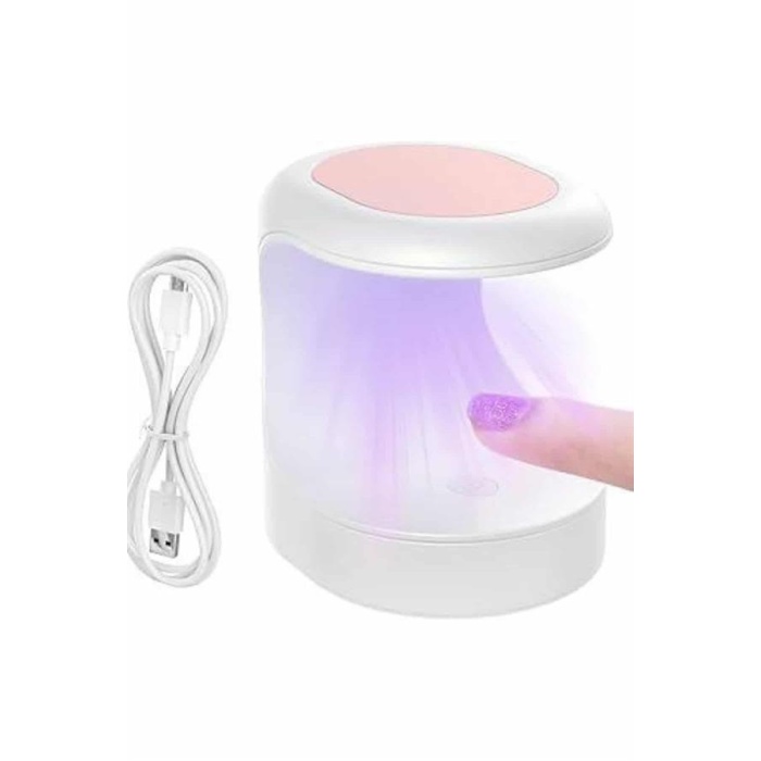 Seyehat Tipi Mini Oje Kurutucu Ultraviole Mor Işık Protez Tırnak Kurutucu -