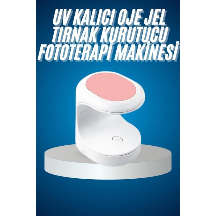 Kalıcı Oje Kurutucu UV Led Teknolojisi Taşınabilir Mini Tırnak Kurutucu -