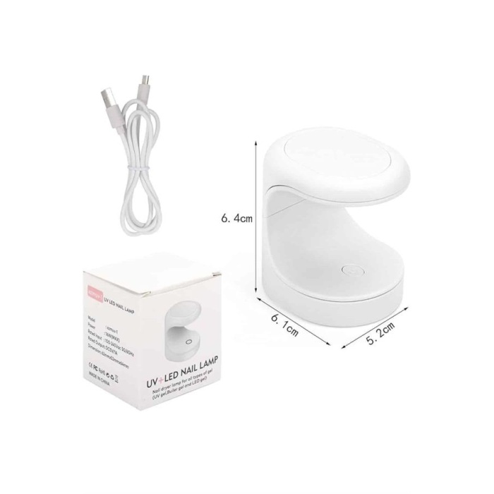 Mini Taşınabilir Kalıcı Oje Jel Tırnak Kurutucu Fototerapi Makinesi -