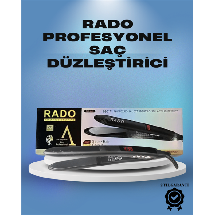 Rado RD-446 Hızlı Isınan Profesyonel Düzleştirici -
