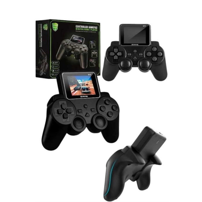 2.4 İnç Ekran 520 Oyunlu Retro Temalı Kablosuz Oyun Kolu El Atarisi -