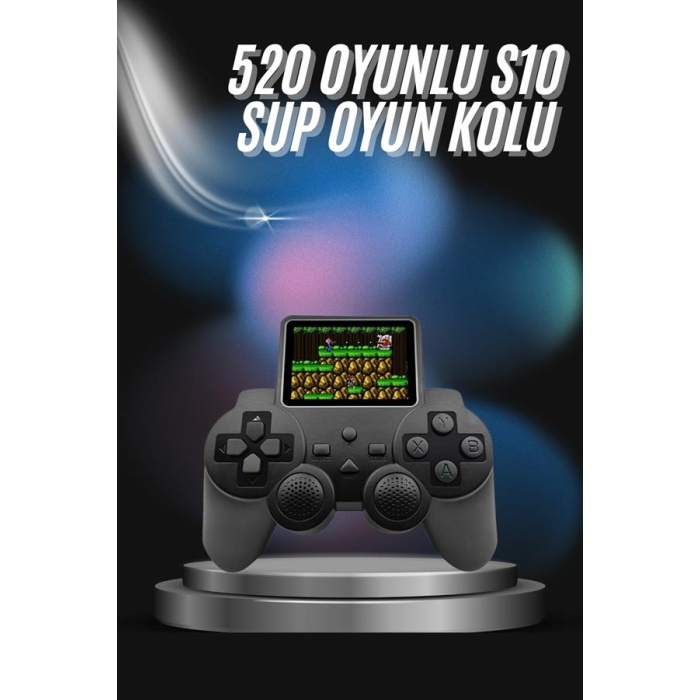 S10 Gamepad 520 Oyunlu Klasik Taşınabilir Retro Oyunlar Oyun Konsolu El Atarisi -