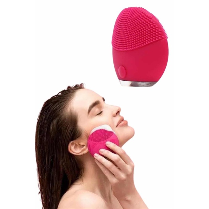 Titreşimli Yüz Masaj Aleti Titreşimli Makyaj Temizleme Cihazı -