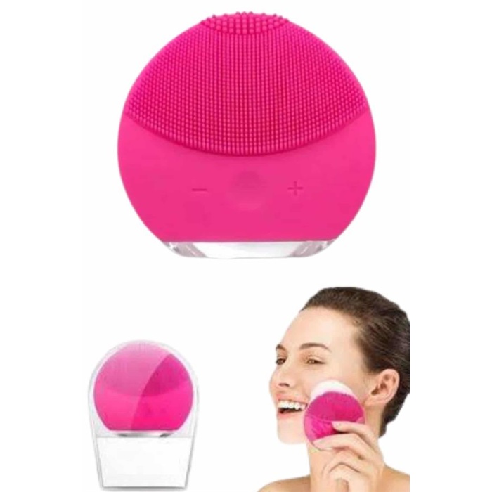 Titreşimli Yüz Masaj Aleti Titreşimli Makyaj Temizleme Cihazı -