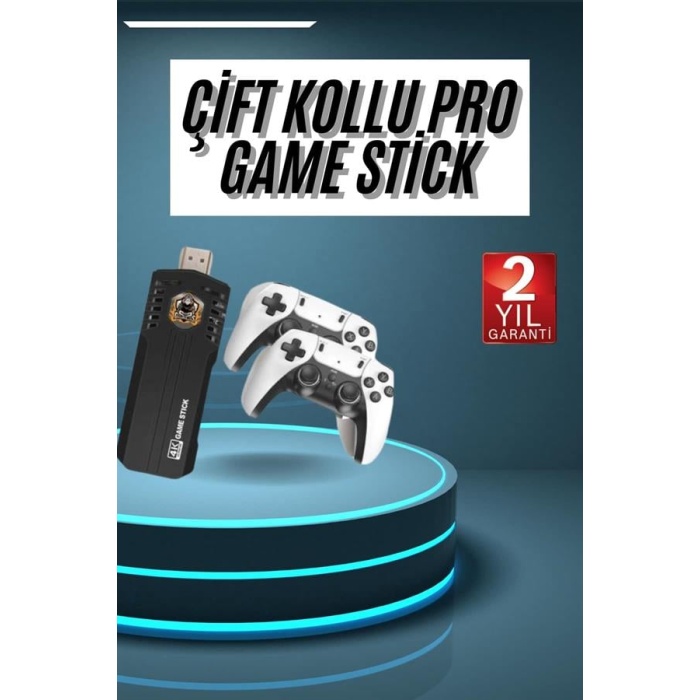 4k Kablosuz Çift Kol Retro Oyunlar 20000 Oyunlu Atari -