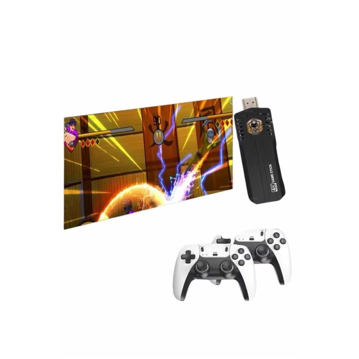 4k Kablosuz Çift Kol Retro Oyunlar 20000 Oyunlu Atari -