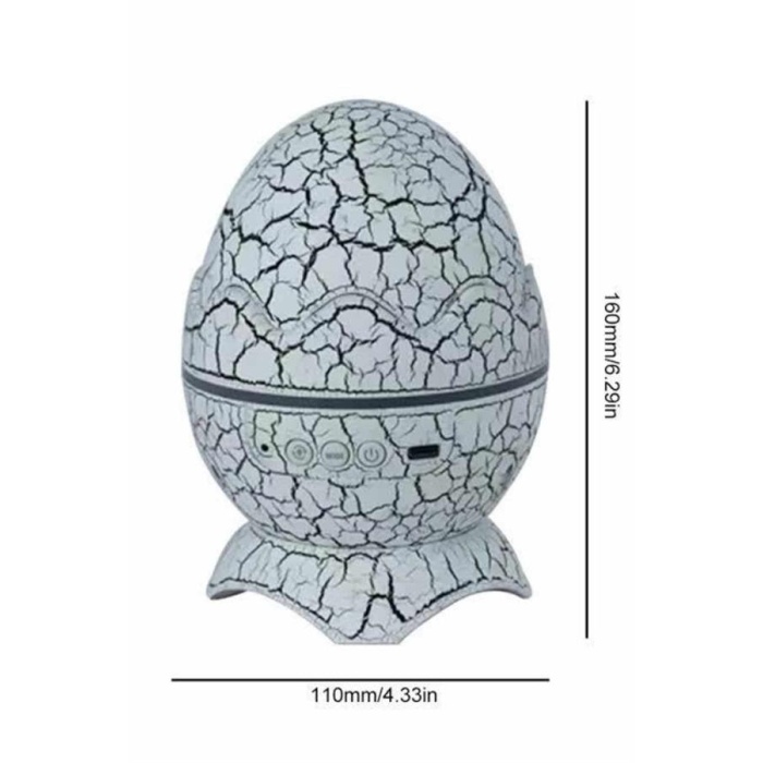 Yumurta Görünümlü Masa ve Gece Lambası Renk Değiştirebilen Projektör -