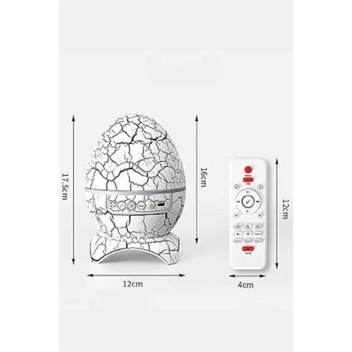 Gece Lambası Yumurta Işık Speaker Yeni Nesil Dinozor Yumurtası Görünümlü -